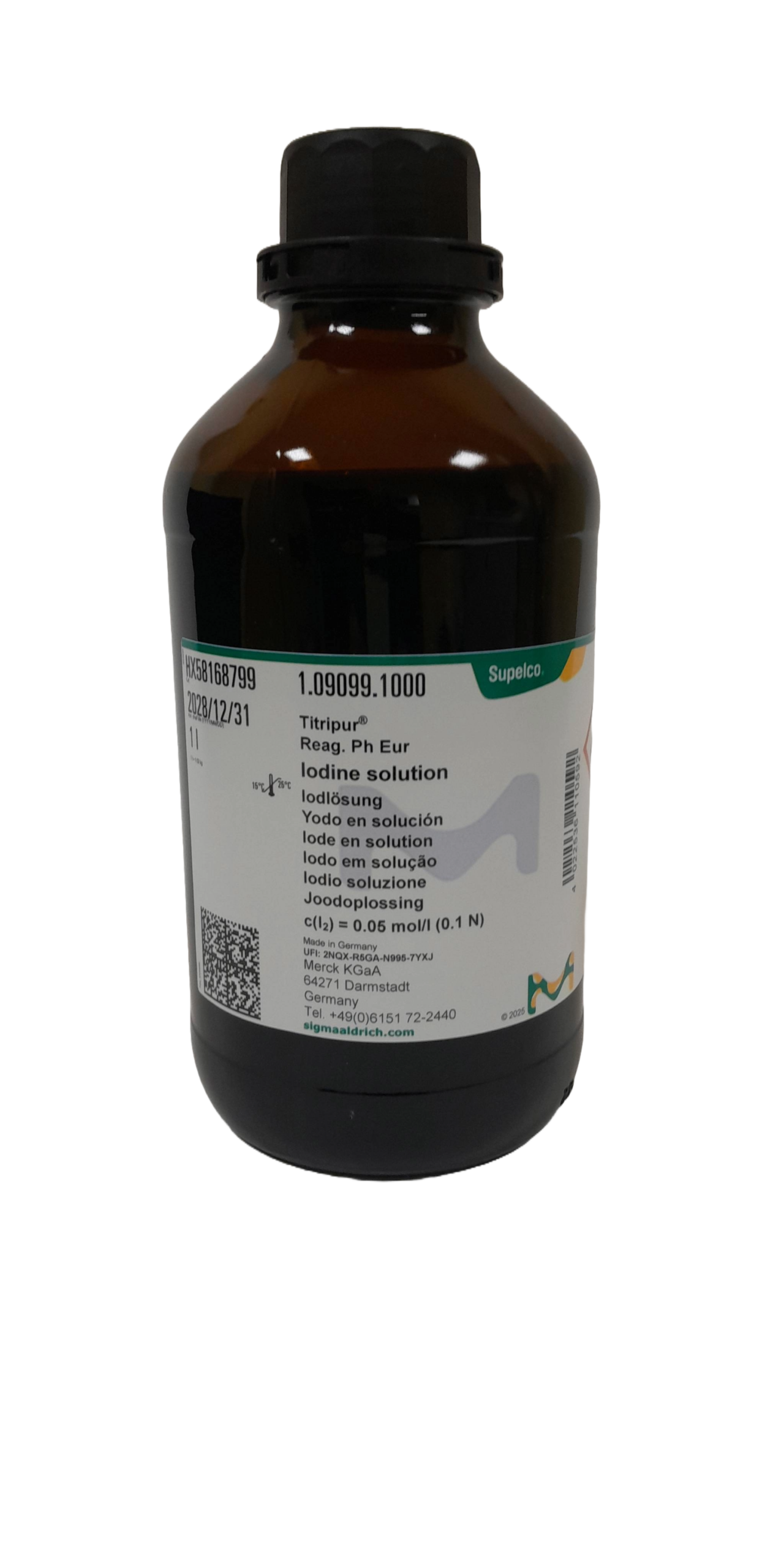 Ssolution iode – test amidon